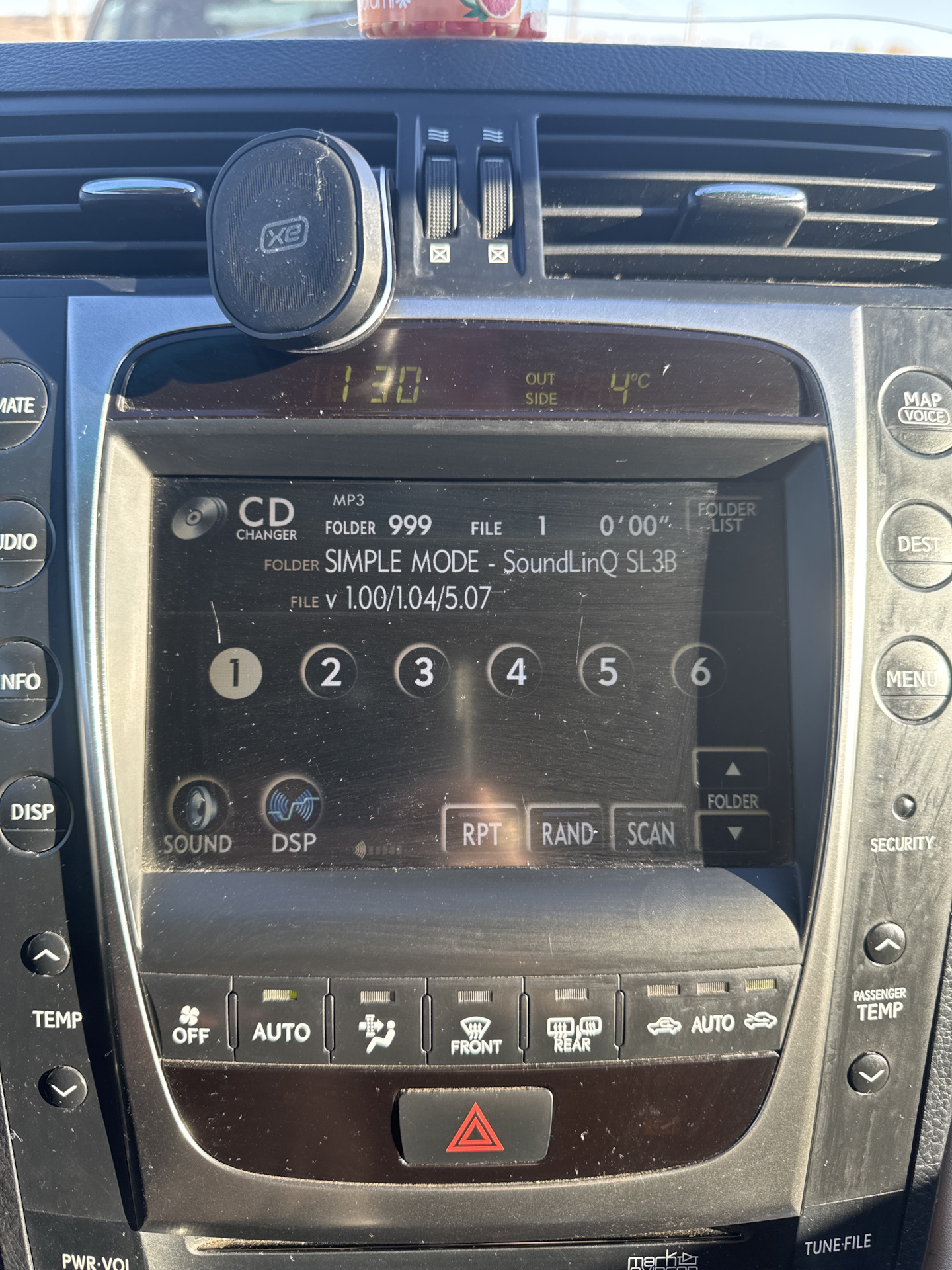 Bluetooth VAIS SL3b-L в штатную голову — Lexus GS 450h (1G) гибрид