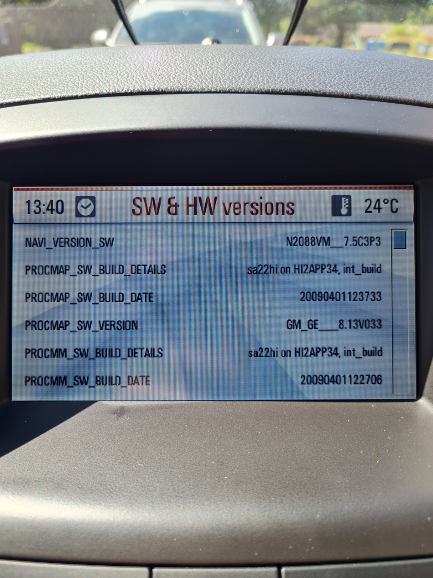 Тема infinity на DVD 800 NAVI — Opel Insignia (1G) дизель, 2 л, 2008 ...