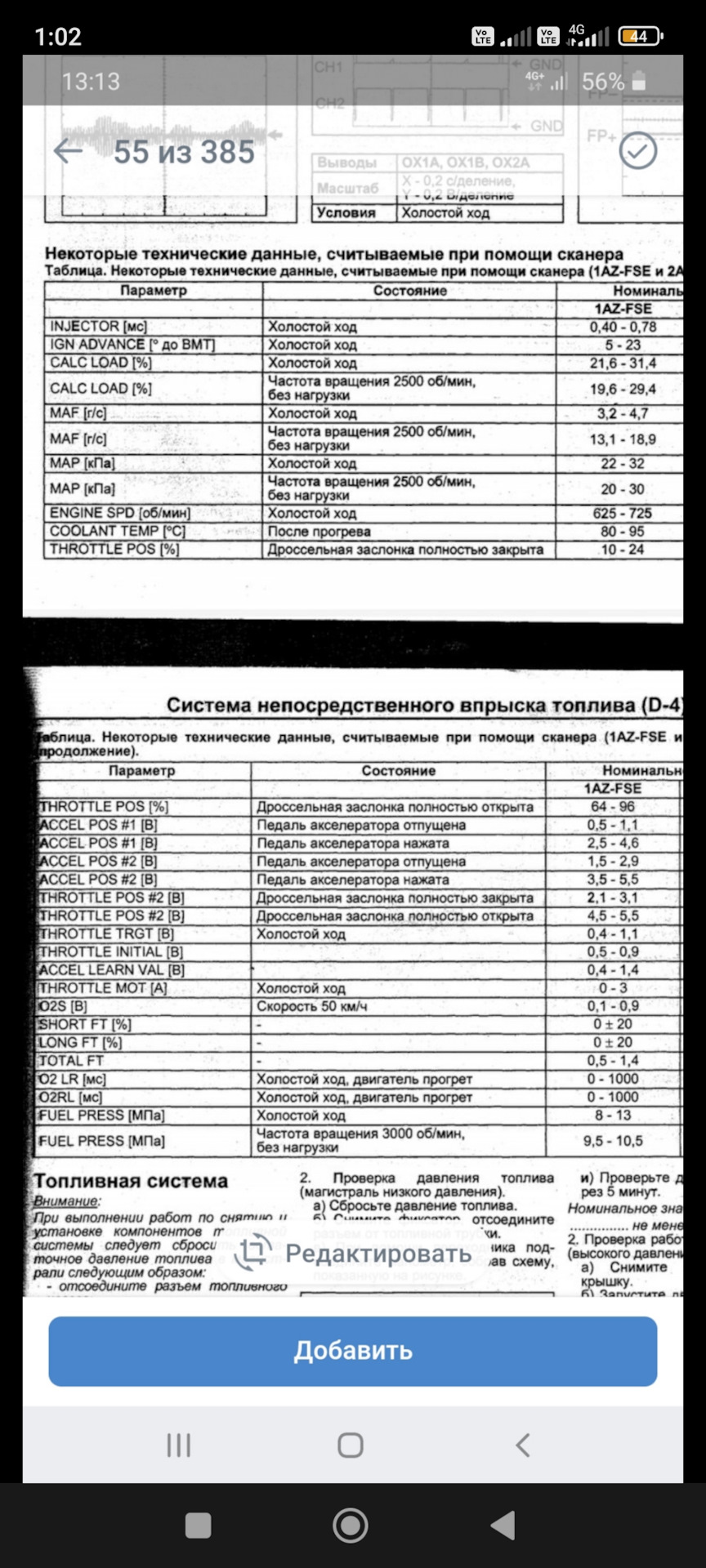 鉄道　運転取扱い実施基準 Показания дмрв — Toyota Avensis II бензин, 2,4 л, 2004 года