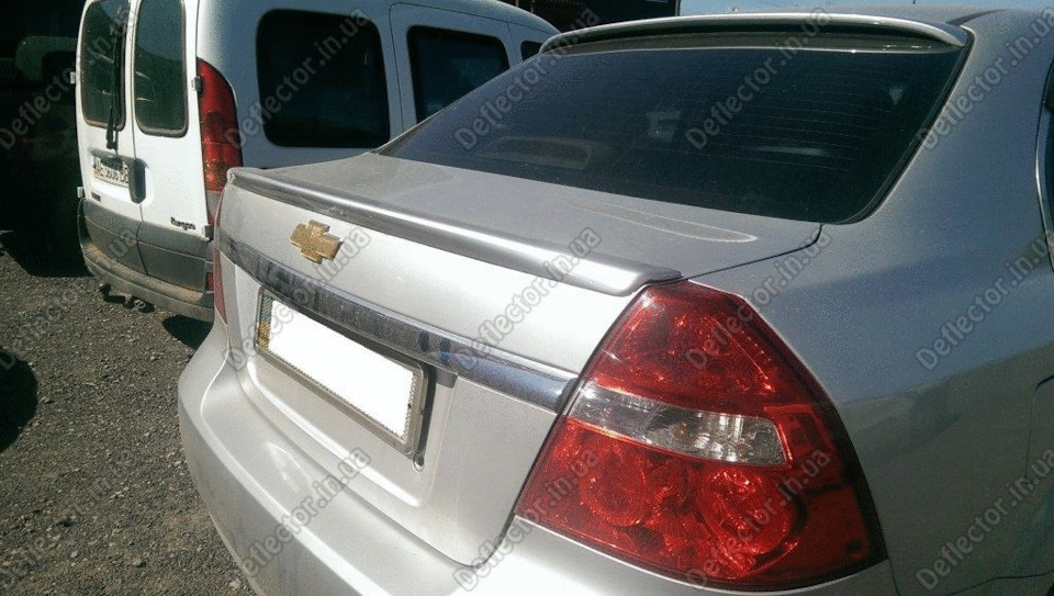 Спойлер 96648579 (низкий). ч.2. — Chevrolet Aveo Sedan (1G) бензин, 1,5 ...