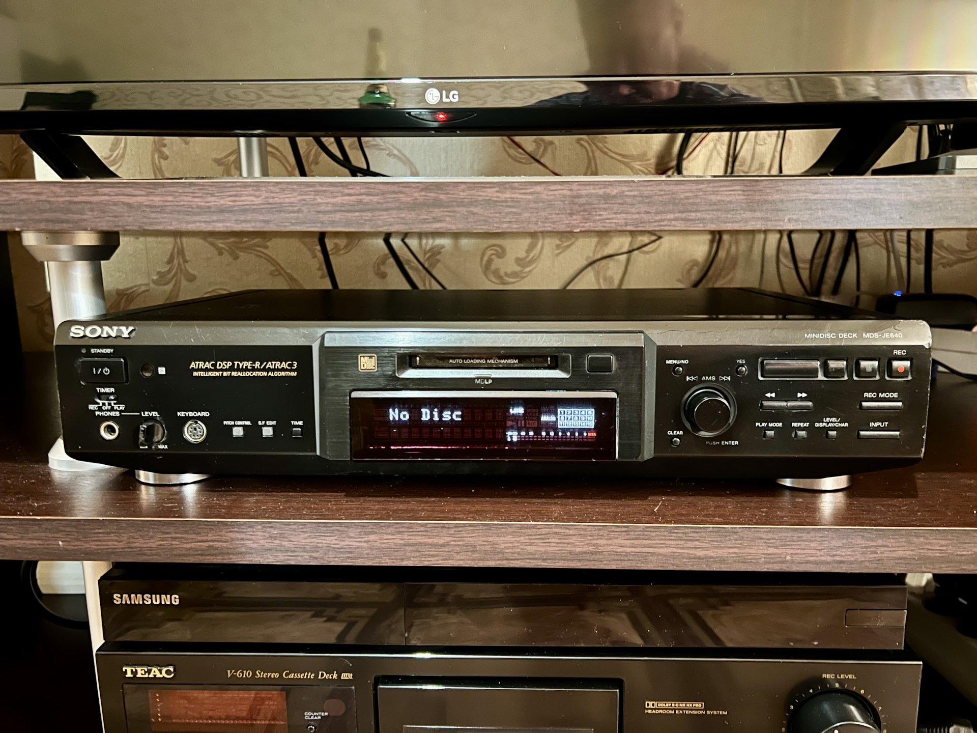 Sony MDS-JE640 Minidisc Deck — Сообщество «Клуб Почитателей