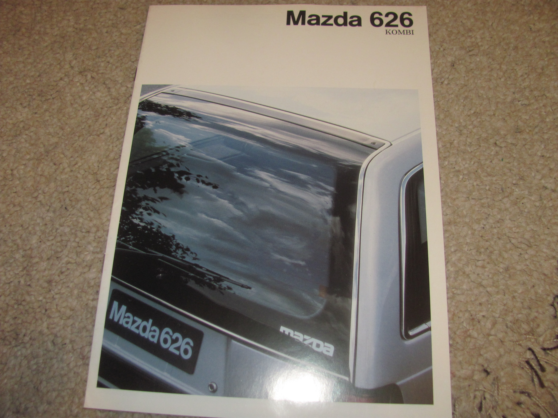Брошюры 626 kombi/capella cargo. — Mazda 626 III (GD) бензин, 2 л