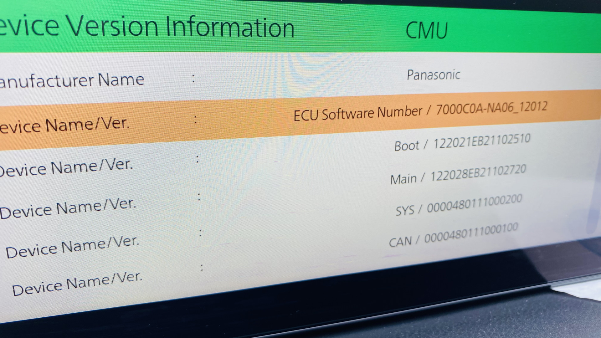 in-vehicle Network Malfunction. Прошивка TCU и CMU mazda 3 и cx-30