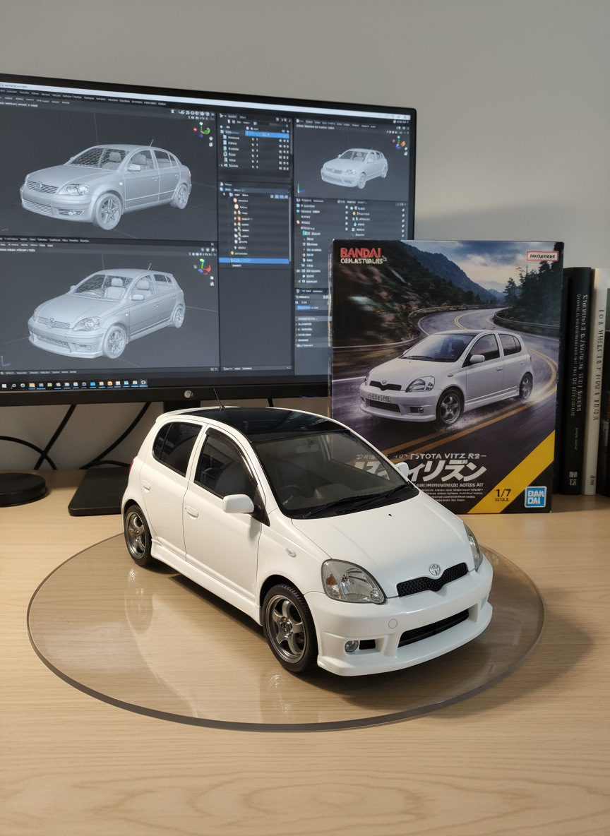 Чудо ИИ — Toyota Vitz (10) бензин, 1,3 л, 2003 года | прикол | DRIVE2