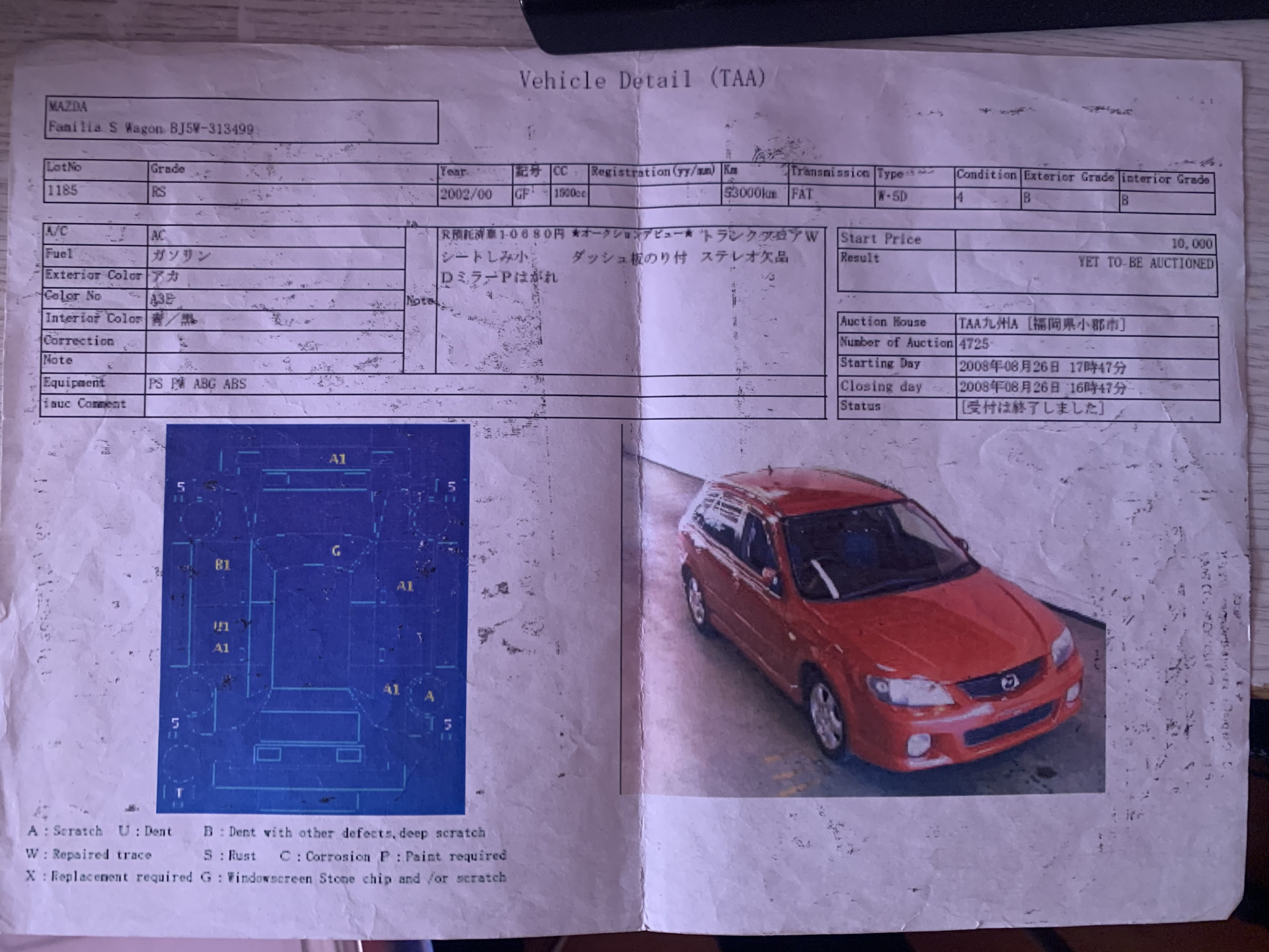 Попытки в коробку — Mazda Familia (BJ) бензин, 1,5 л, 2002 года