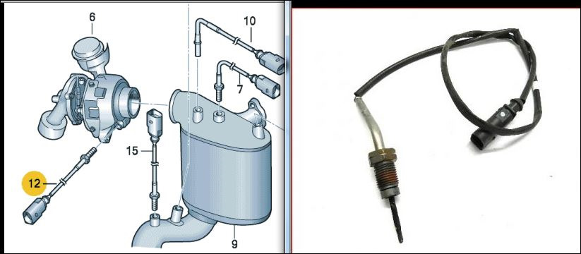 Ошибка P0544 датчика ОГ (EGT) мотор CBAB — Volkswagen Passat B6 дизель ...