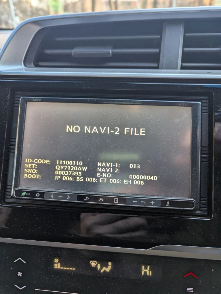 Разблокировка японских Clarion по файлу cl_scode — DRIVE2