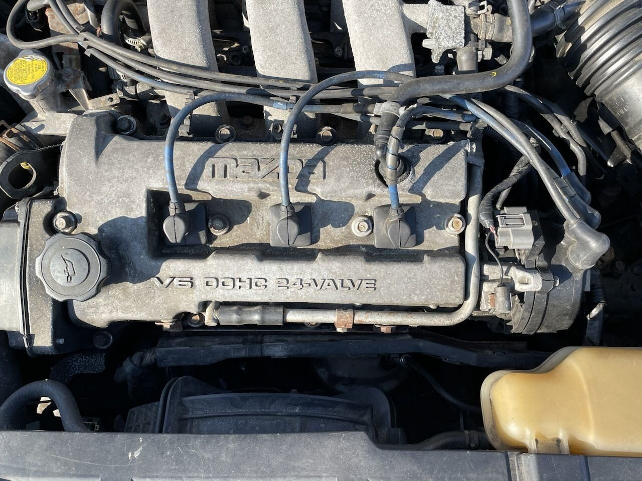KJ-ZEM SWAP TO KL-ZE (KLK1, KL1B) — Mazda Millenia бензин, 2,5 л