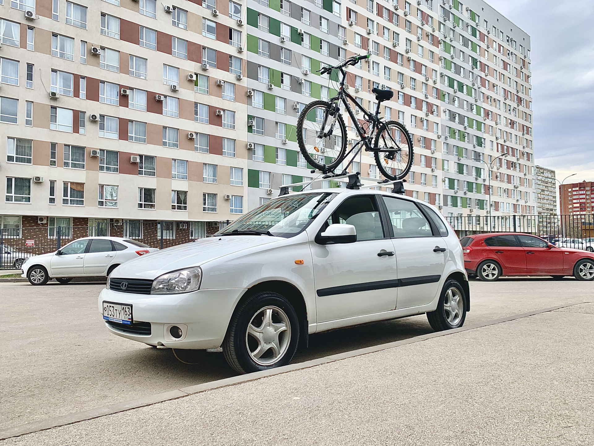 Оригинальные аксессуары LADA. Велобагажник — Lada Калина Хэтчбек